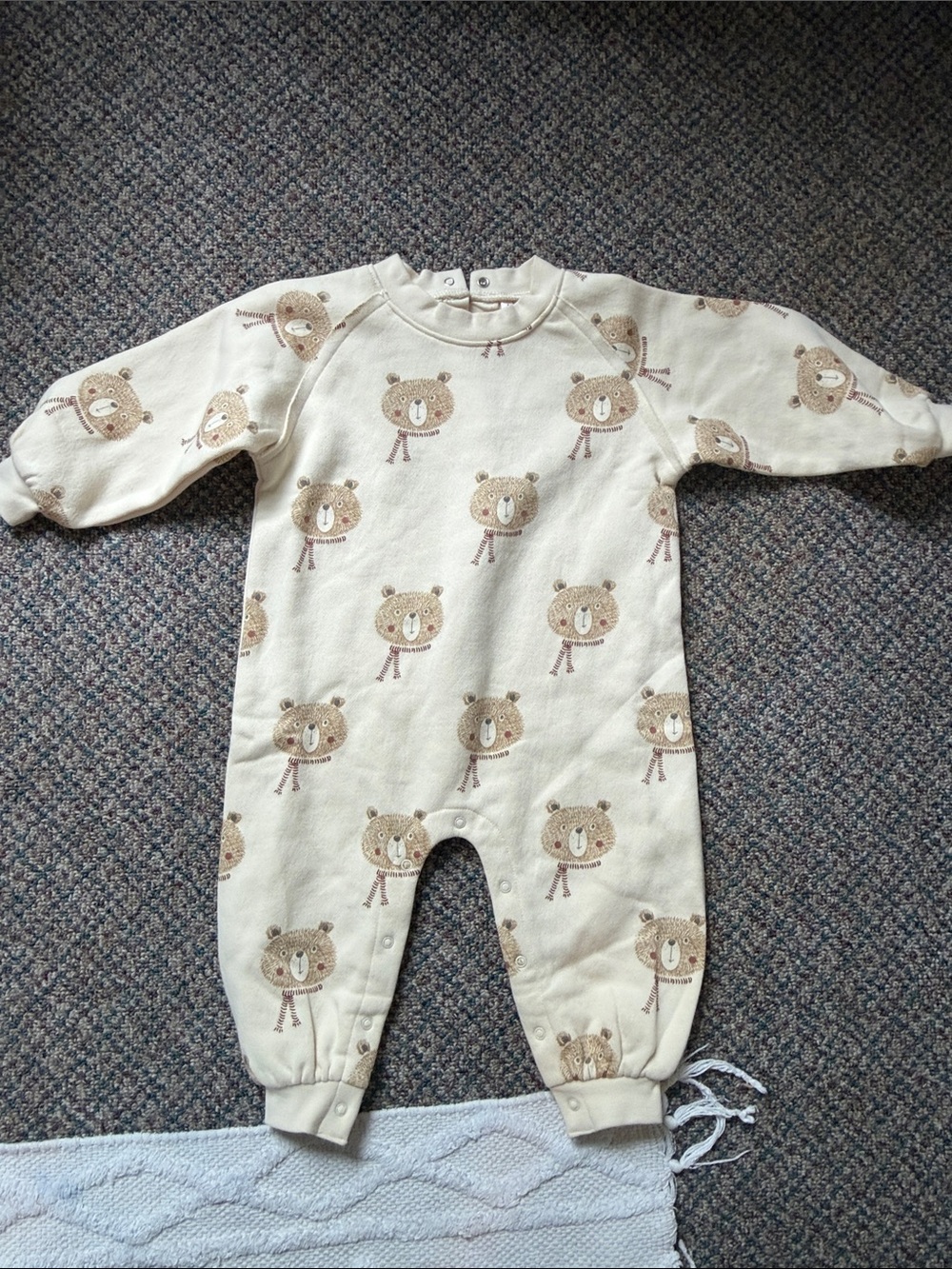 Rylee + Cru Raglan Jumpsuit - Bears size 12/18 months - Picture 2 of 6
